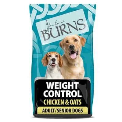 Image of Burns Pet Nutrition Hypoallergenic Complete Dry Dog Food Adult and Senior Weight Control Chicken Oats 6 kg