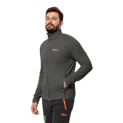 Image of Jack Wolfskin Men&#039;s Baiselberg Fz M Fleece Jacket, Slate, S