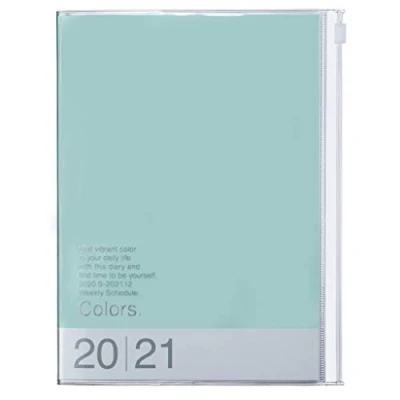 Image of Mark&#039;s Europe 2020/2021 Pocket Diary A5 Vertical Colours Mint