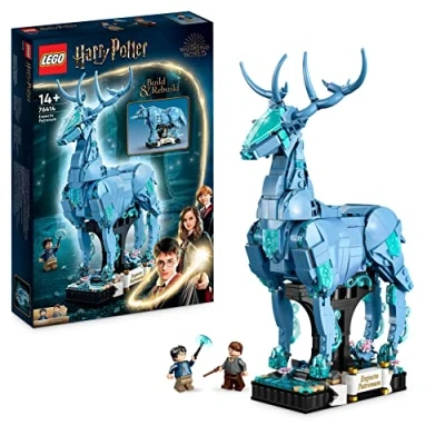 Image of LEGO Harry Potter Expecto Patronum 2 in 1 Set, Build Stag and Wolf Animal Figures, Rebuild Display Model, Magical Gifts for Teenage Girls, Boys, Women, Men 76414