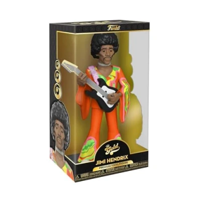 Image of Funko Vinyl Gold 12&quot;: Jimi Hendrix Collectable Action Figure Birthday Gift Idea Official Merchandise Ideal Toy for Music Fans Your Collection and Display