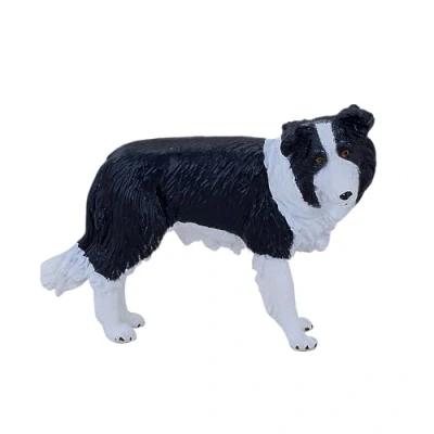 Image of MOJO Border Collie Dog Pet Animal Model Toy Figure