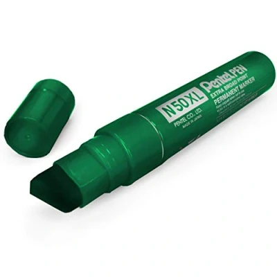 Image of Pentel N50XL Extra Large Broad Permanent Marker Chisel Tip Single Green