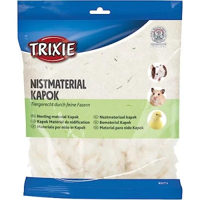 Image of Trixie Kapok, nest Building Material, 100 g, Creamy, Booths, nests, perches, Nesting Boxes, cocoons, Pads, Fabric Tunnels (620814)
