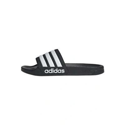 Image of adidas Performance Adilette Shower Unisex Pool slides for kids, Size: 2, Core black/footwear white Synthetics
