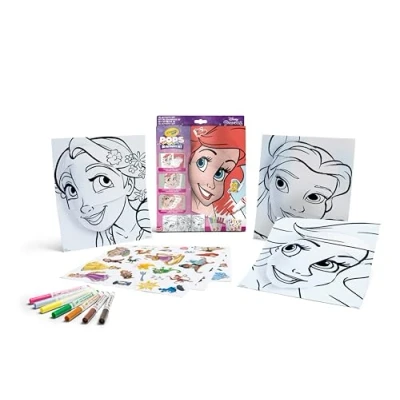 Image of CRAYOLA POPS Disney Princess 3D Activity Set for Colouring and Creating Drawings, Creative Activities Gifts Children, Age 6 Years 04 0743