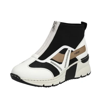Image of Rieker Women&#039;s N6360 Ankle Boot, White, 6 UK