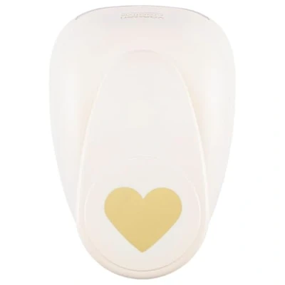 Image of Vaessen Creative Craft Paper Punch Heart 6,2 x 7,3 cm Circle Cutter for Crafting and Card Making