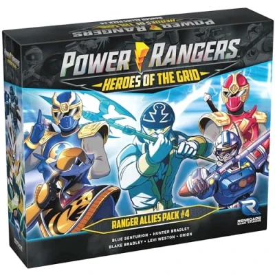 Image of Renegade Game Studios: Power Rangers: Heroes of The Grid: Allies Pack #4 Expansion, 5 New Heroes! Roleplaying Miniatures Game, Age 14+, 2 Player