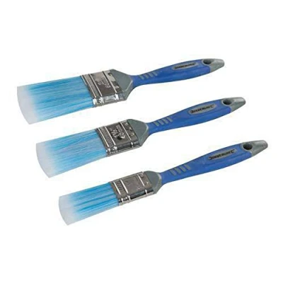 Image of Silverline No Loss Synthetic Paint Brush Set 3pce