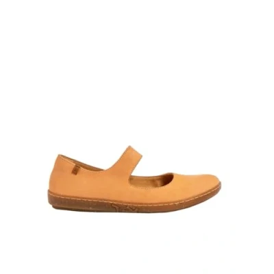 Image of El Naturalista Women&#039;s N5301 Coral Mary Jane Flat, Peach, 3 UK