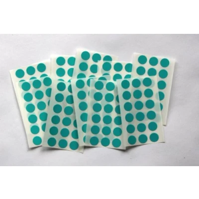 Image of 175 Turquoise Round Stickers Sticky Coloured Self Adhesive Dots for Colour Coding