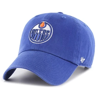 Image of 47 Brand Adjustable Cap CLEAN UP Edmonton Oilers royal