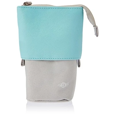 Image of WEDO My Butler 24273014 School Pencil Case, 2 in 1 Case and Butler, Small Inner Compartments, Easy Care Material, Turquoise