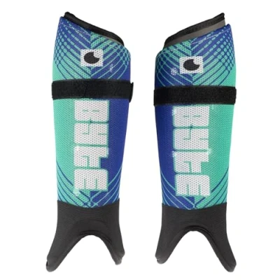 Image of BYTE ZT SUBLIMATED HOCKEY SHINGUARDS TEAL/BLUE (SMALL)