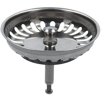 Image of Blanco 125555 Strainer Basket with Pins for Eccentric Operation Stainless Steel, 8.2cm