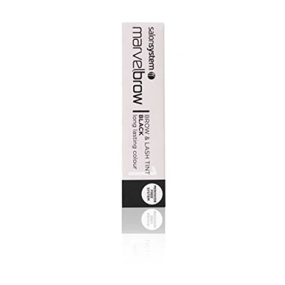 Image of Salon System Marvelbrow Lash &amp; Brow Tint Black Step 1 15ml