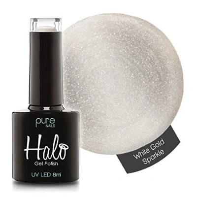 Image of Halo Gel Polish *Full Range 8ml* **CHOOSE YOUR COLOUR(S)** (White Gold Sparkle N2856)