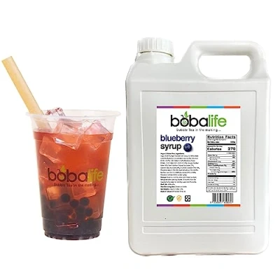 Image of Bobalife Blueberry Bubble Tea Syrup (2.5kg) 50 60 Servings (Variable Serving Size) Premium &amp; Authentic Ingredients Vegan Gluten Free