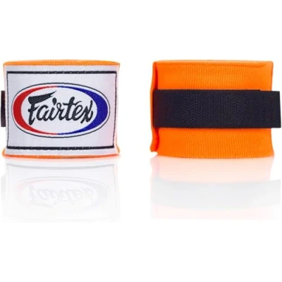 Image of Fairtex HW2 Elastic Cotton Handwraps, 120&#039; and 180&quot; Full Length Hand Wraps Many Colors (Gray, 180&quot;)