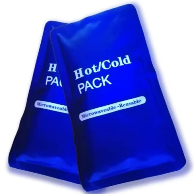 Image of Gel Cold or Hot Pack (2 Pack) for Injuries Pain Relief, Microwaveable Reusable Flexible Compress Muscle Aches, Injury, Sciatica, Neck, Wrist, Back Pain, Cramps by TradeProvider®