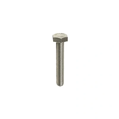 Image of M10 x 50mm Hex Set Screw Hexagon Head Bolt Single