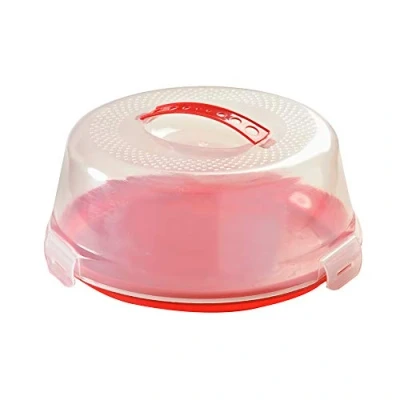 Image of Mason Cash Round Cake Caddy with Lid and Carry Handle, 24 cm