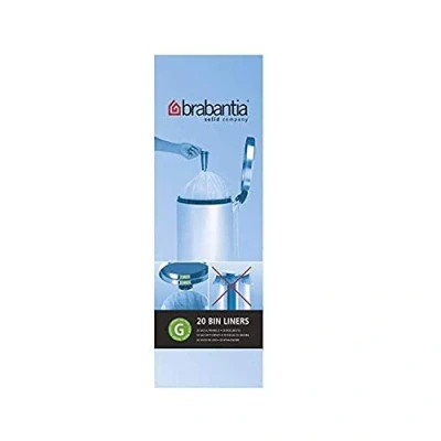 Image of Brabantia Smartfix G 23 30l Trash Can Bin Liners 60 Bags