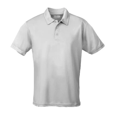 Image of AWD Just Cool Breathable Polo Shirt Heather Grey M