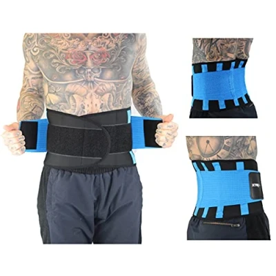 Image of XTRM MEDICAL BACK SUPPORT BELT LUMBER BRACE Lower Discomfort Pain Relief for Sciatica, Backache, Hernia, Spine, Spinal Injury Prevention and Posture Corset Exercise Training Gym Sports &amp; Workout (