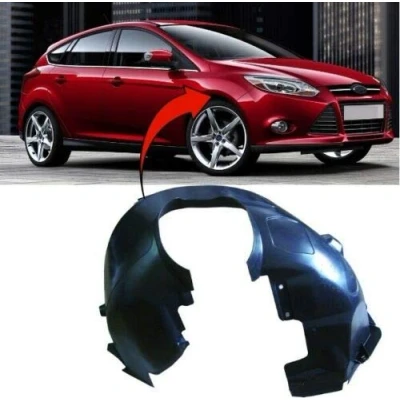 Image of TVP Trade Vehicle Parts.co.uk Compatible With Front Wing Arch Liner Splash Guard O/S Right Side Ford Focus 2011 Onwards