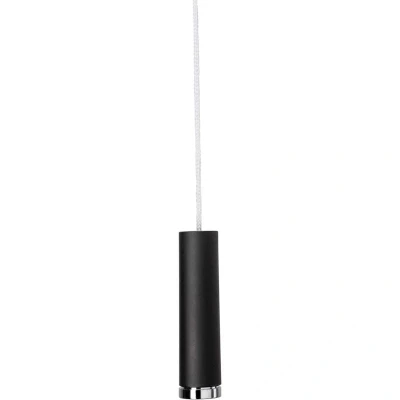 Image of Modern Bathroom Light Pull Cord Handle, Black and Chrome, 1m Long Croydex