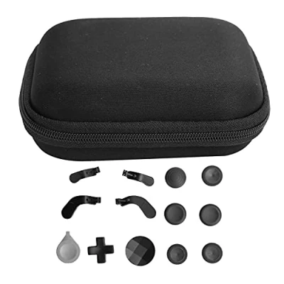 Image of 13 in 1 Replacement Thumbsticks for Xbox One Elite Series 2, Gamepad Swap Joysticks Paddles Accessory 2 Controller(black)