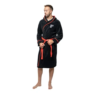 Image of Green Day Unisex Adult American Idiot Dressing Gown (M L) (Black/Red)