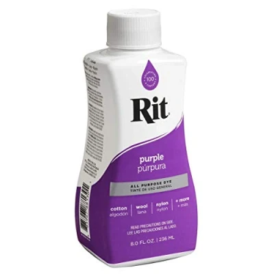 Image of Rit Liquid Fabric Dye Purple 236ml