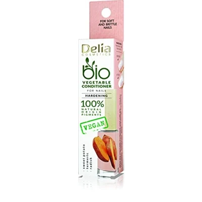 Image of Delia Cosmetics Bio Nail Oil Vegan Conditioner Accelerating the Growth of Nails Natural Ingredients Nourishes, Protects, Moisturizes and Gives Shine 11 ml
