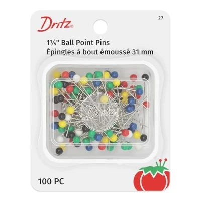 Image of Dritz Straight Pins, Assorted, 1 1/4 Inch