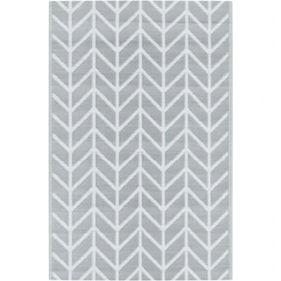 Image of vidaXL Grey Polypropylene Outdoor Carpet UV Resistant Patio Mat, Reversible and Portable Picnic Area Rug, Low Maintenance (190x290 cm)