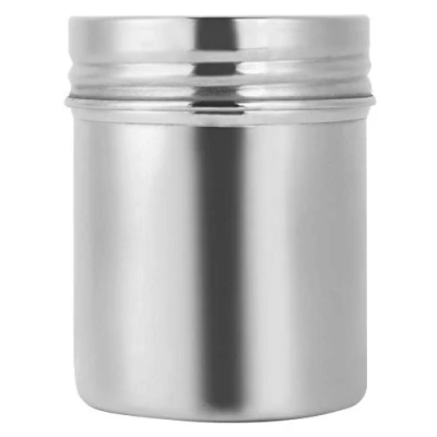 Image of TOPINCN Lunch Box, Storage Jar 304 Stainless Steel SeaLED Portable Tea Coffee Beans Container (Small)