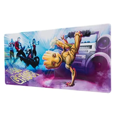 Image of Grupo Erik Marvel Groot XXL Mouse Mat Desk Pad 31.5&quot; x 13.78&quot; Non Slip Rubber Base Pad, Gaming Keyboard Gifts