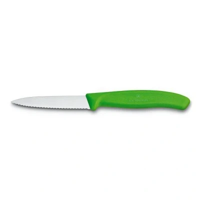 Image of Victorinox Paring Knife Swiss Classic Green Serrated 8 cm