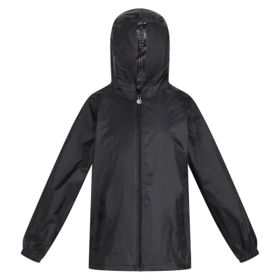 Image of Regatta Childrens Unisex Childrens/Kids Pro Stormbreak Waterproof Jacket (Black) Size 2Y
