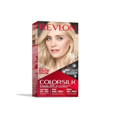 Image of Revlon Colorsilk Beautiful Permanent Color, Ultra Light Natural Blonde 04 1 Each by
