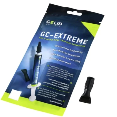 Image of GELID Solutions GC Extreme 1gr with tooling Thermal Conductive Paste for Heatsink Maximum Conductivity Easy application 8.5W/mK