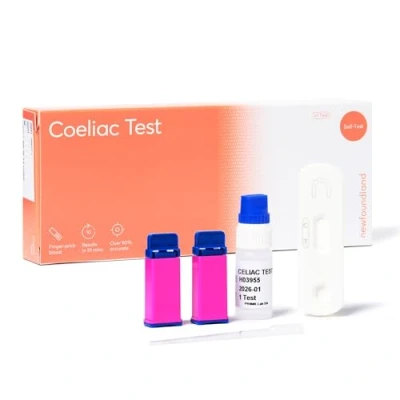 Image of Coeliac Disease Test Kit Gluten Sensitivity Detection 99% Accurate Home for Allergy Blood Sample Testing CE Certified 1pc Celiac