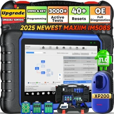 Image of Autel MaxiIM IM508S &amp; 2 Year Update[Value £550], 2024 Level up of IM508 Key Fob Programming Tool w/ XP200, Android 11, 3000+ Active Tests, 40+ Resets, All System Diagnosis, Same IMMO as PRO