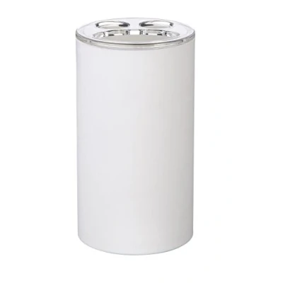 Image of Ridder Toothbrush Holder, Poly Resin, White, 7 x 11.8 cm
