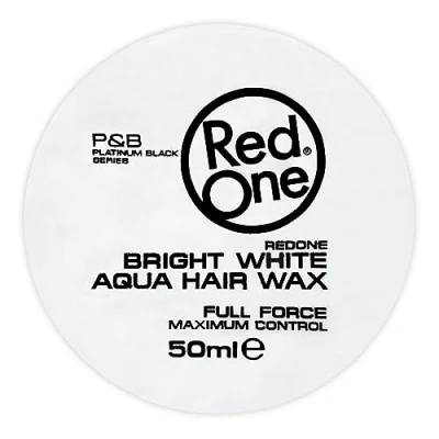 Image of Redone Hair Styling Aqua Wax White 50 ml Travel Size Ultra Hold Gel Peach Scent Strong Holding Shine Look Maximum Control