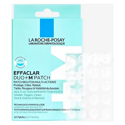 Image of La Roche Posay Effaclar Duo+M Multi Action Spot Patch with Hydrocolloid Technology, 22 Patches (Available in 2 sizes)