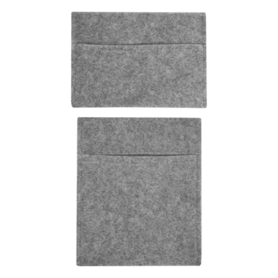 Image of Fabric Storage Pouches 2 Pack Sizes Smoke Grey Car Motorhome Camper Van Matching Lining Tool Paperwork Document Pocket Organiser Holder Accessories Portable Fixed 100% Polypropylene 3mm Thick